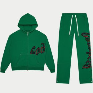 Og Logo Sweatsuit (Green Plaid)