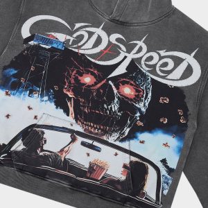 Drive In Hoodie (Grey Wash)