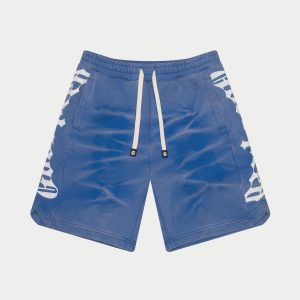 Courtside Shorts (Blue Tie Dye)
