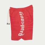 Courtside Shorts (Red Tie-Dye)