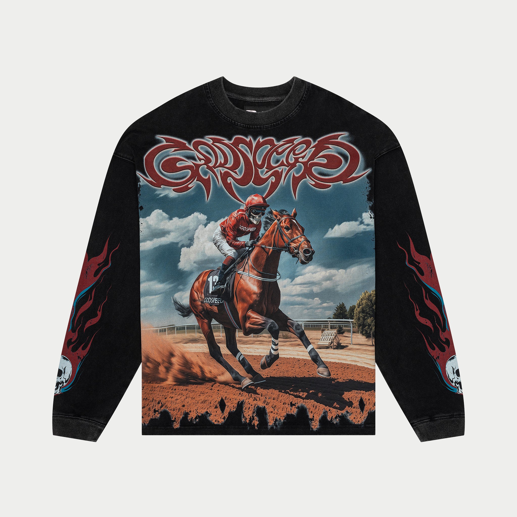 Thoroughbred Ls T-Shirt (Black Wash) Thoroughbred Ls T-Shirt (Black Wash)