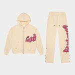 Og Logo Sweatsuit (Bone/Pink)