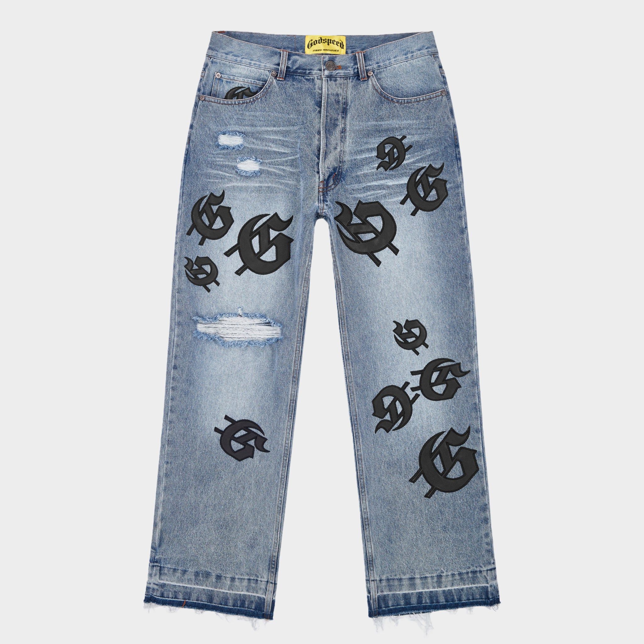 Scattered Gs Logo Denim (Blue Wash) Scattered Gs Logo Denim (Blue Wash)