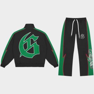 GT Tracksuit (Black/Green/Red)