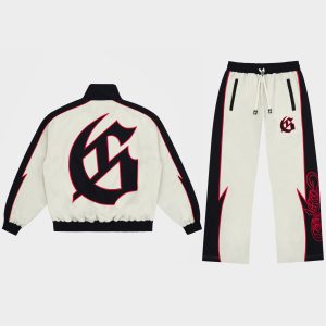 GT Tracksuit (White/Red)
