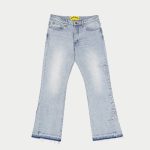 Og Logo Flared Denim Stitched (Blue)