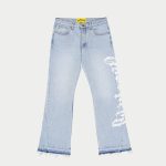 Og Logo Flared Denim Printed (Blue)