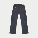 Rockstar Flare Cargo Denim (Raw Blue)