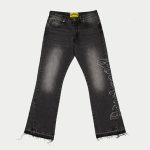 Og Logo Flared Denim Stitched (Grey Wash)